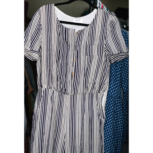 Anthropologie: Harlyn Striped Jumpsuit - Picture 6 of 6